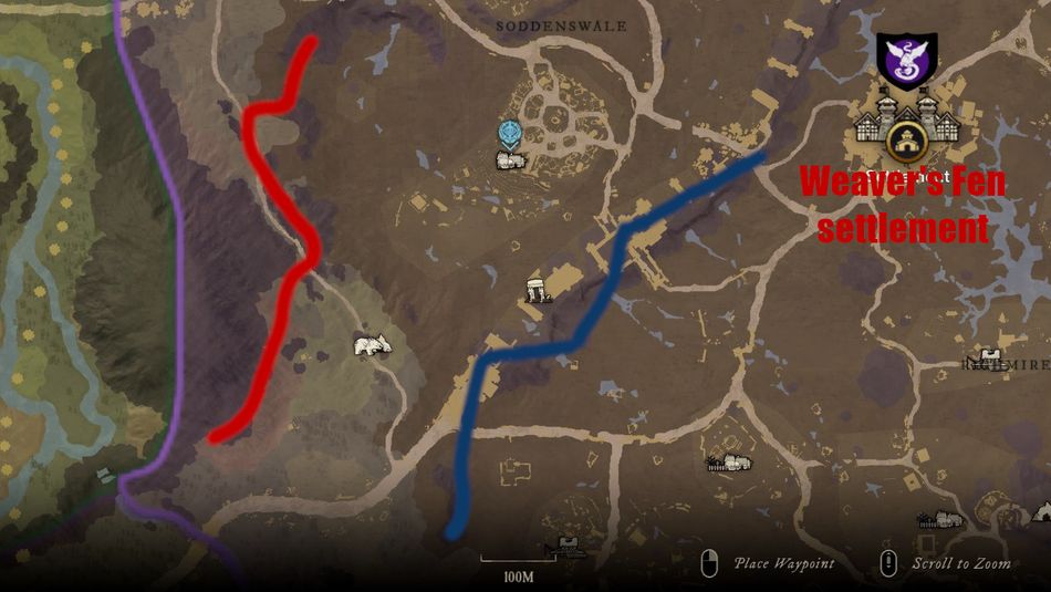 New World - Iron and starmetal veins in Weaver's Fen