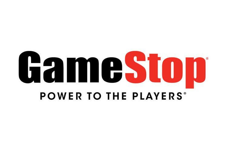 Logo of Gamestop with their slogan Power to the Players