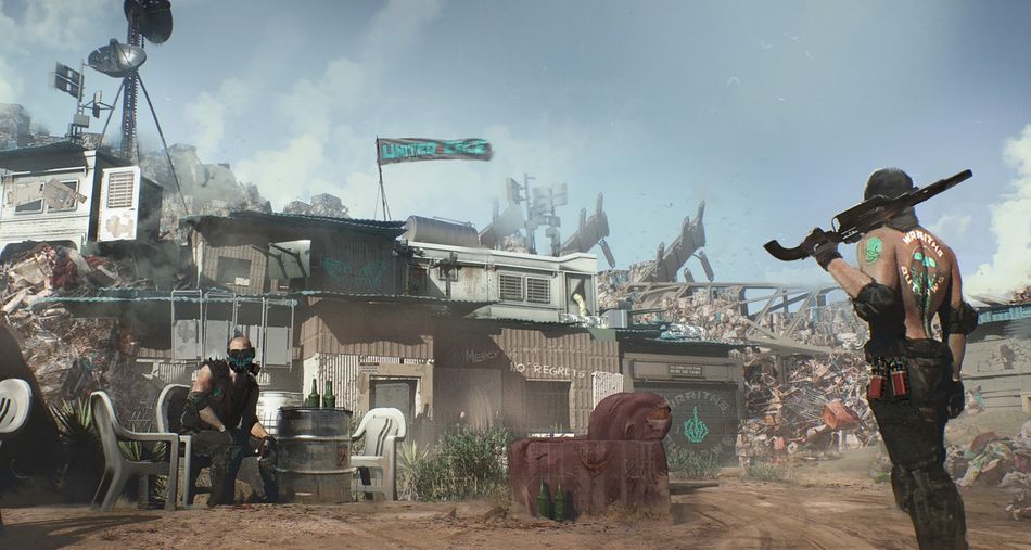 Cyberpunk 2077 artwork showing Badlands region
