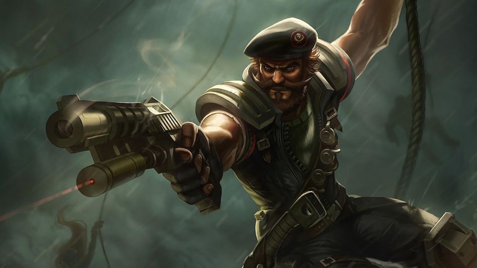 League of Legends champion Gangplank splash art