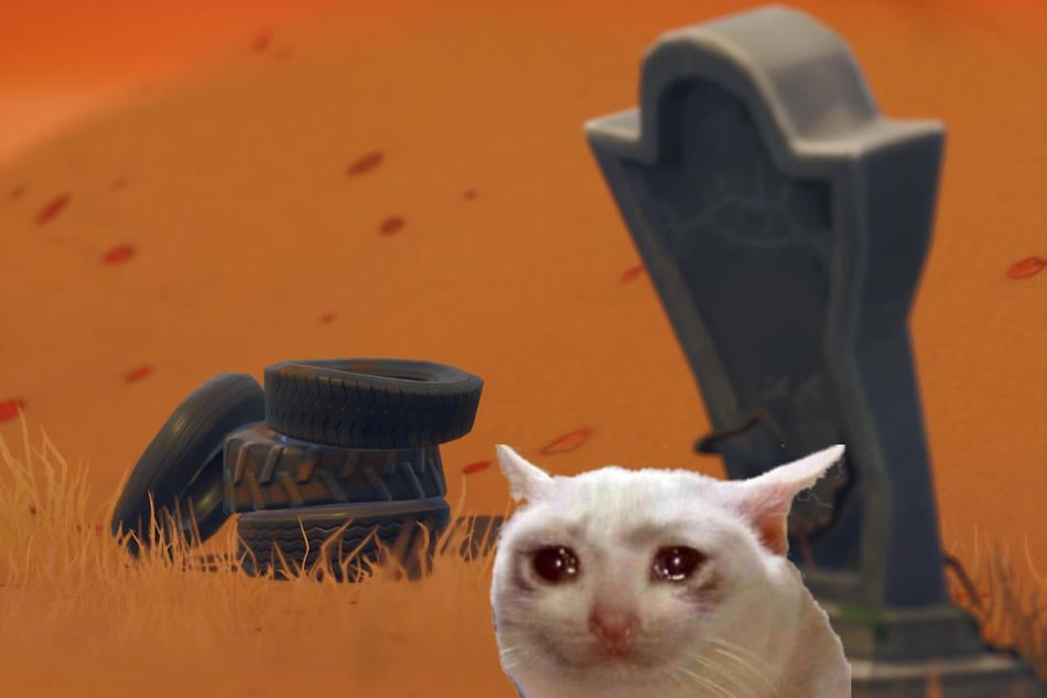 Epic's monument to a failed Fortnite rescue by Muselk