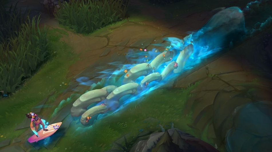 League of Legends Taliyah skin Pool Party