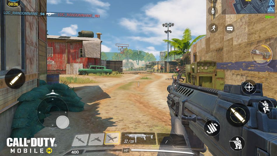 Call of Duty Mobile player aiming