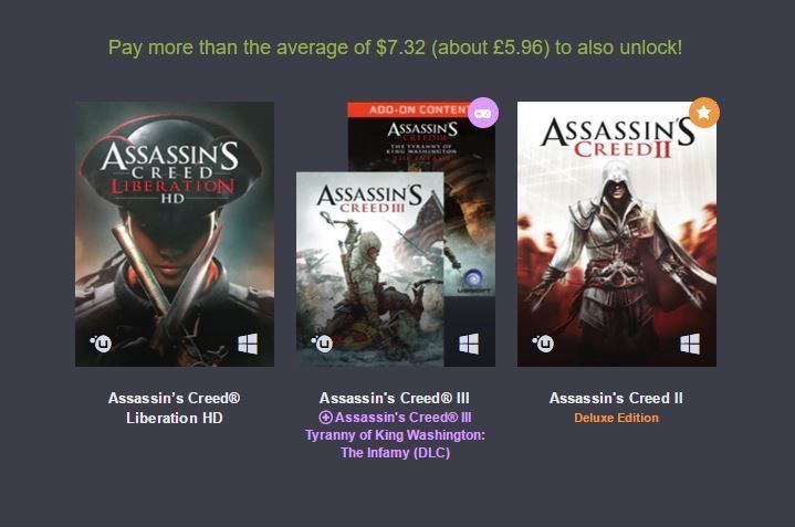 Humble Bundle - Assassin's Creed