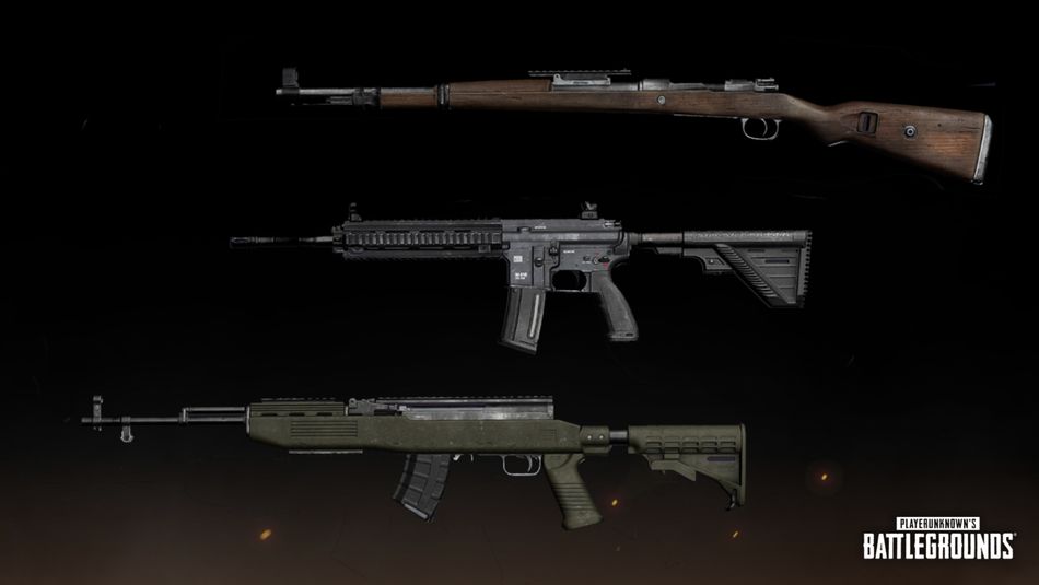 PUBG 8.2, M416, SKS and Kar98k remodelled