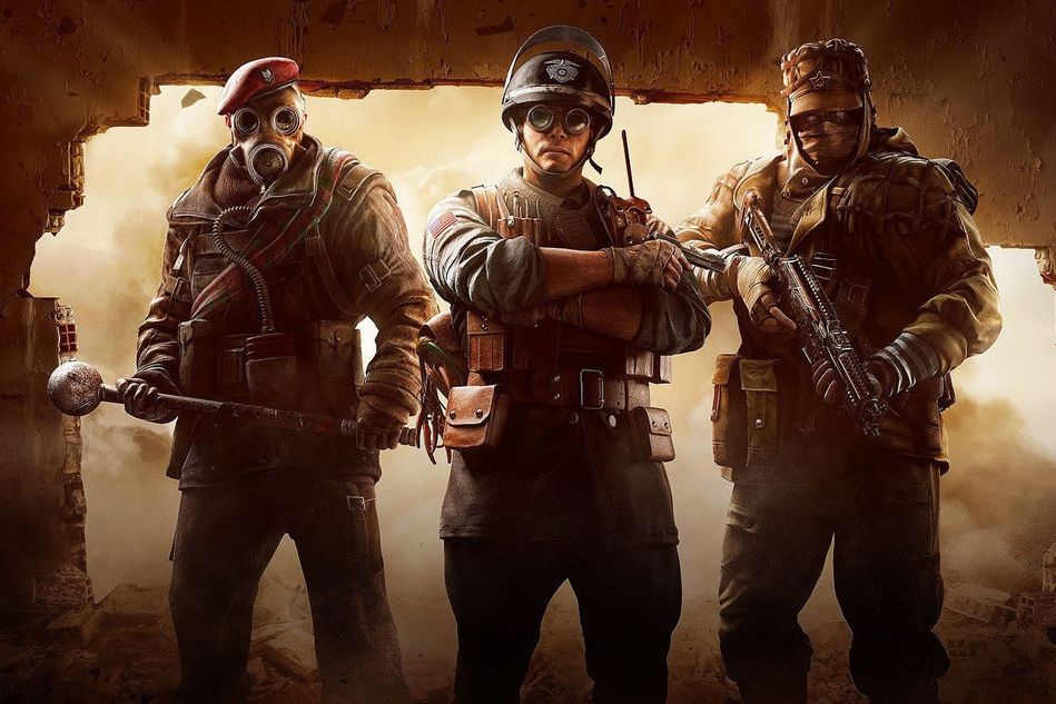 picture showing three soldiers