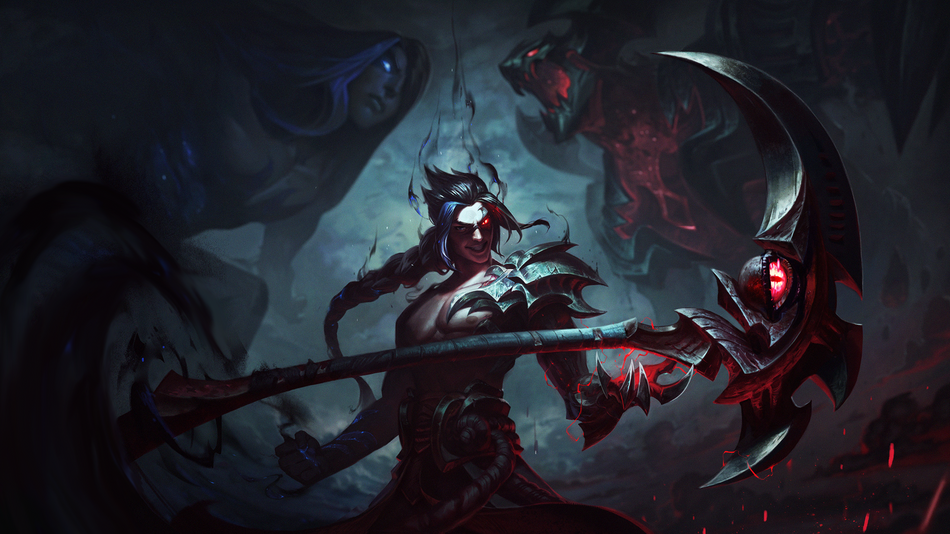 League of Legends champoin Kayn, splashart