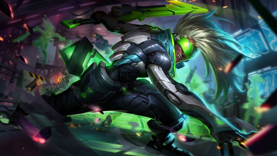 Legue of Legends champion Ekko, Project Ekko splash art