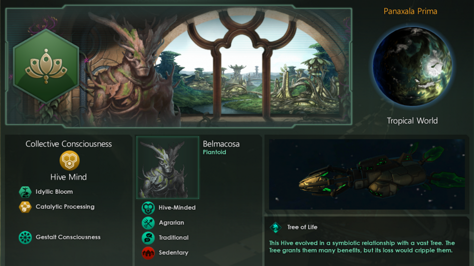 Example of a Plantoid species