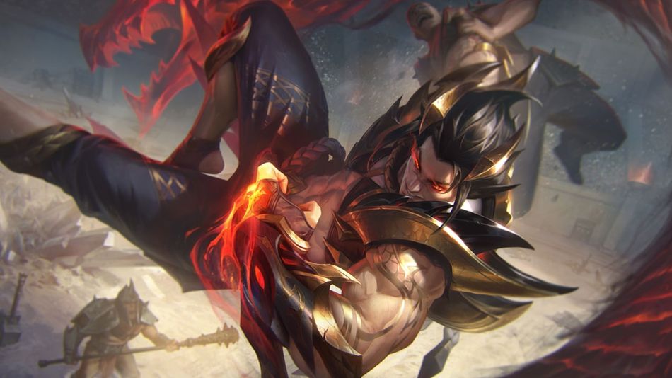 League of Legends champion Sett splash art 