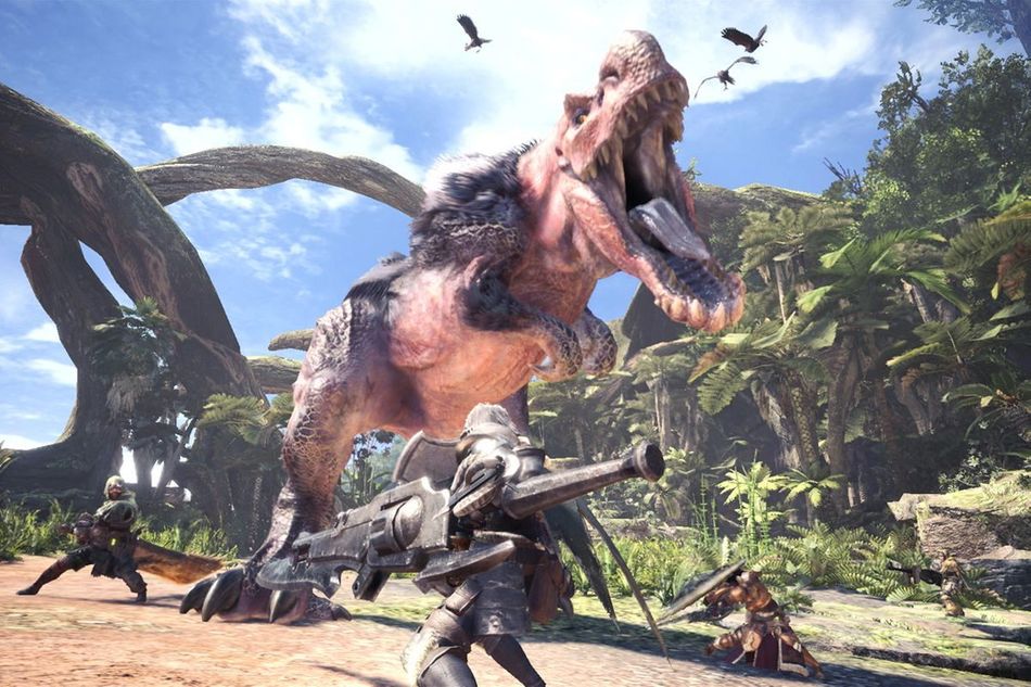 Player facing one of many dangerous monsters in the game 