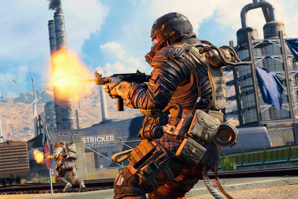 picture showing soldier shooting a gun in Call of Duty: Black Ops 4