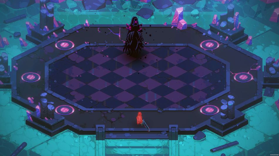 Eldest Souls screenshot showing boss arena