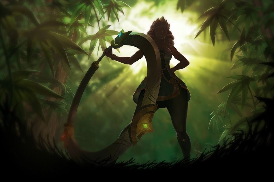 Picture of Qiyana's silhouette in League of Legends