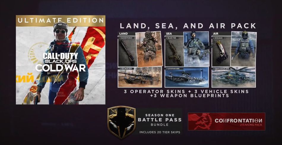Call of Duty: Black Ops Cold War screenshot showing Ultimate Edition