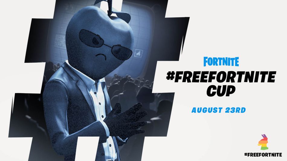 Free Fortnite Cup announcement slide