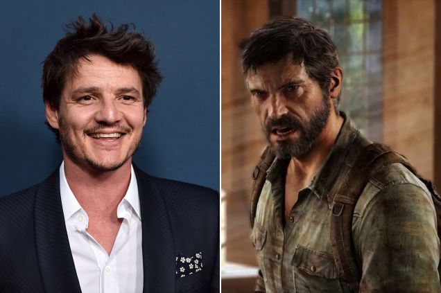 Pedro Pascal side by side with a video-game character Joel from TLOU