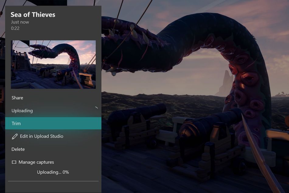 Demonstration of Microsoft Xbox One's upcoming feature Trim