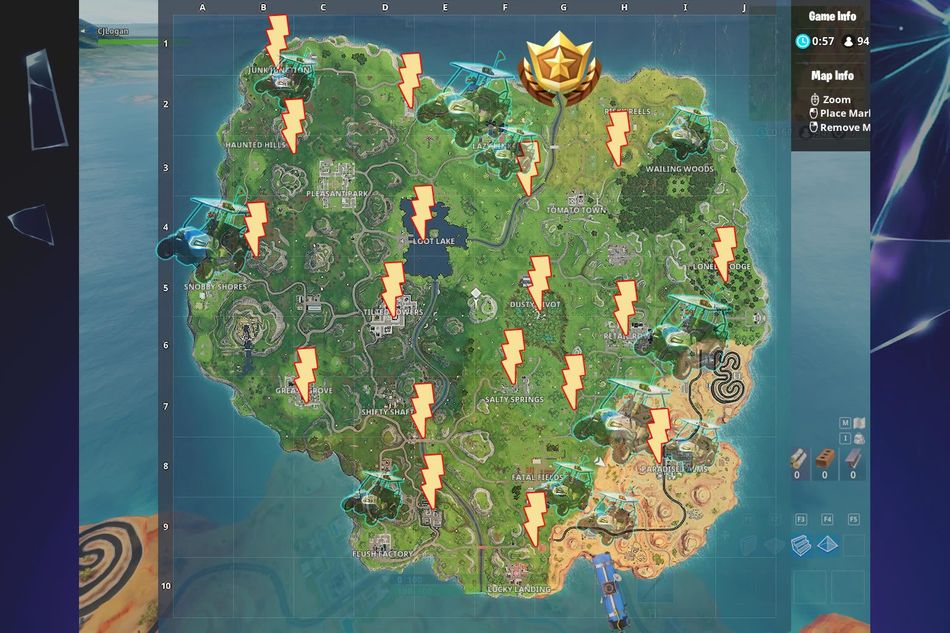 Week 1 challenges for Fortnite: Battle Royale's Season 5