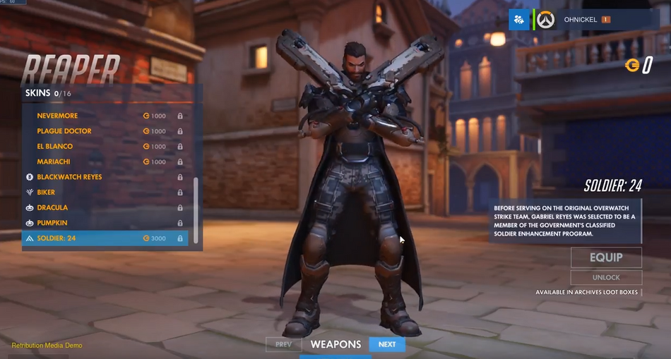 Reaper Soldier: 24 skin