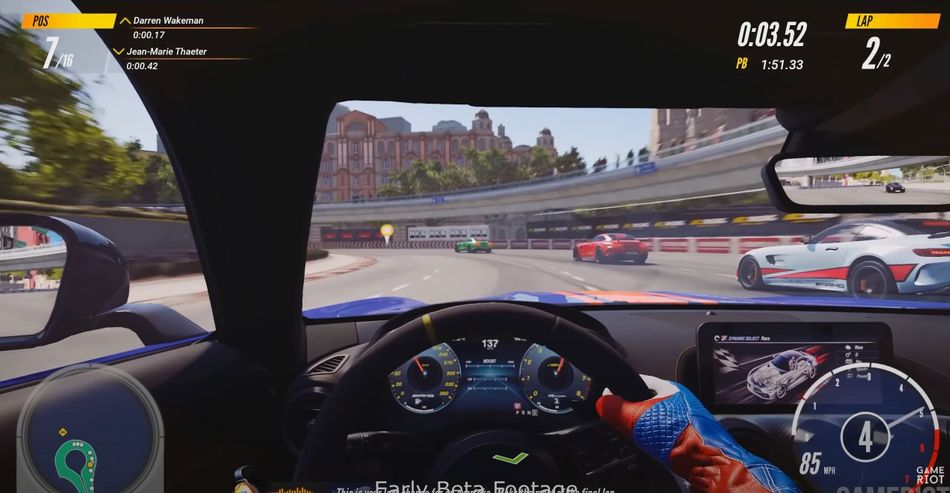 Project Cars 3 screenshot showing Cockpit view