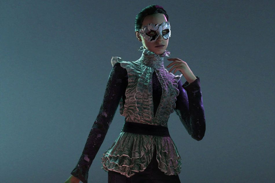 Promotional image for a Malkavian vampire in Vampire the Masquerade: Bloodlines 2