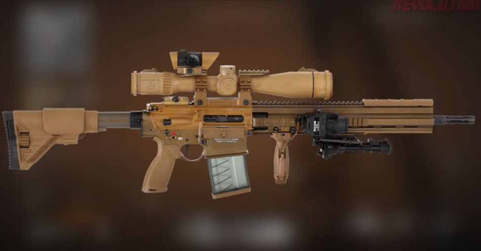 artwork showing HK G28 DMR