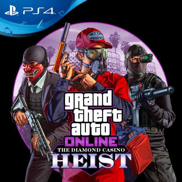 GTA Online - The Diamond Casino Heist PlayStation 4 cover art