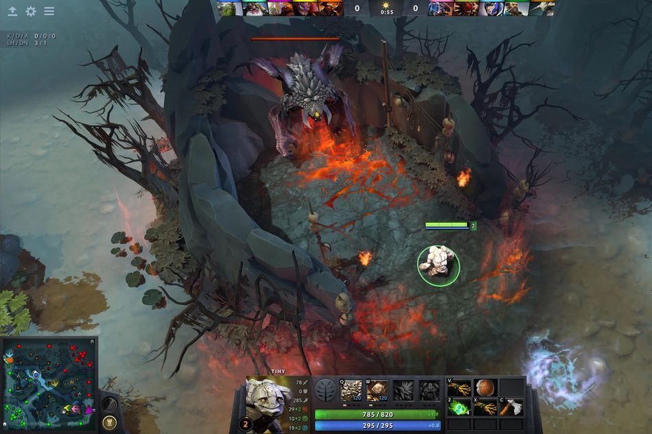 Screenshot from Valve's MOBA Dota 2