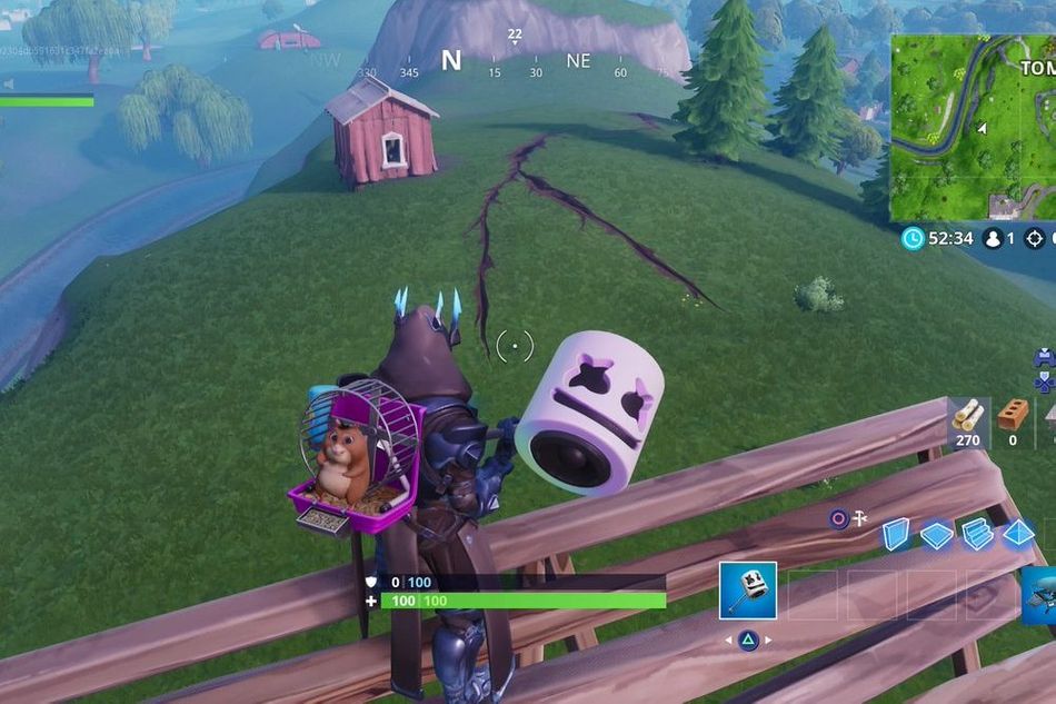 picture showing a character with marshmallow hammer