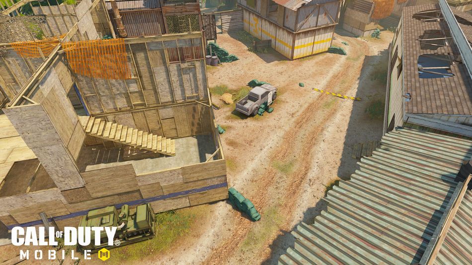 Call of Duty Mobile, Firing Range map from above
