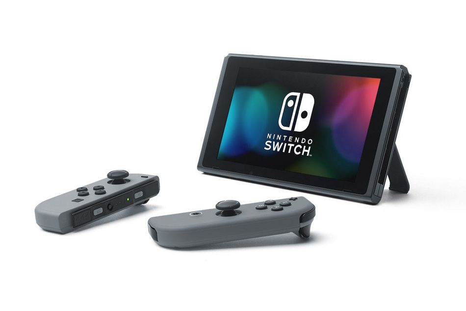 A Nintendo switch with the joycon undocked.