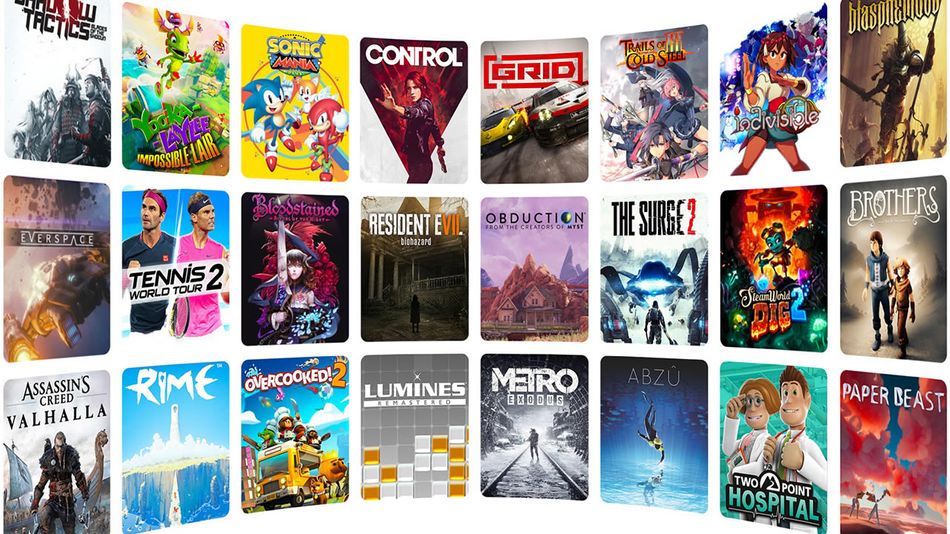Amazon Luna library thumbnails