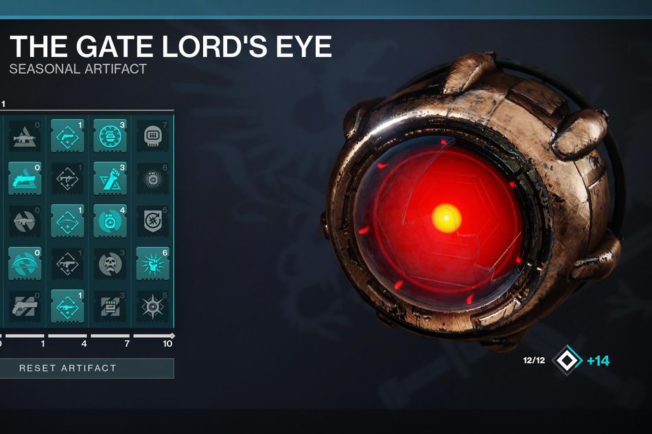 Destiny 2's Seasonal Artifact The Gate Lord's Eye