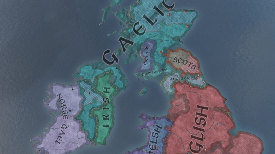 AI created cultures in the British Isles
