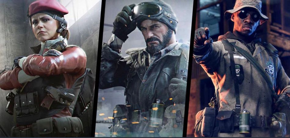 Call of Duty Black Ops Cold War artwork showing Season 1 Operator Skins
