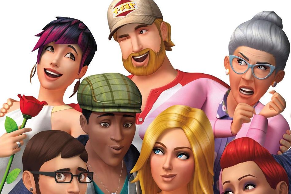Characters from EA's game The Sims 4