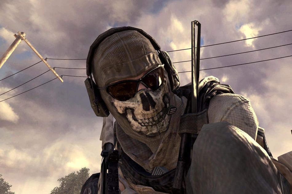 Soldier with a skull on his mask from Call of Duty: Modern Warfare 2