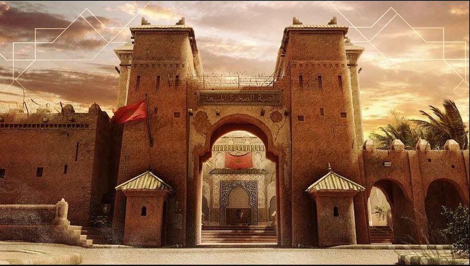 Picture of the new map, named Fortress, in Rainbow Six Siege