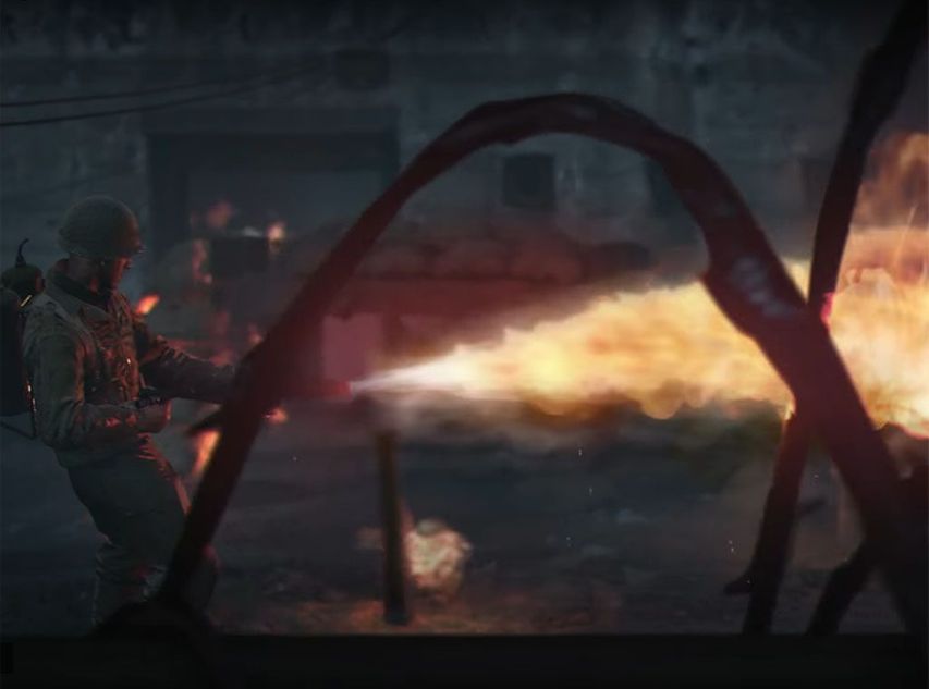 The reveal trailer for COD WWII showcases a variety of weaponry.