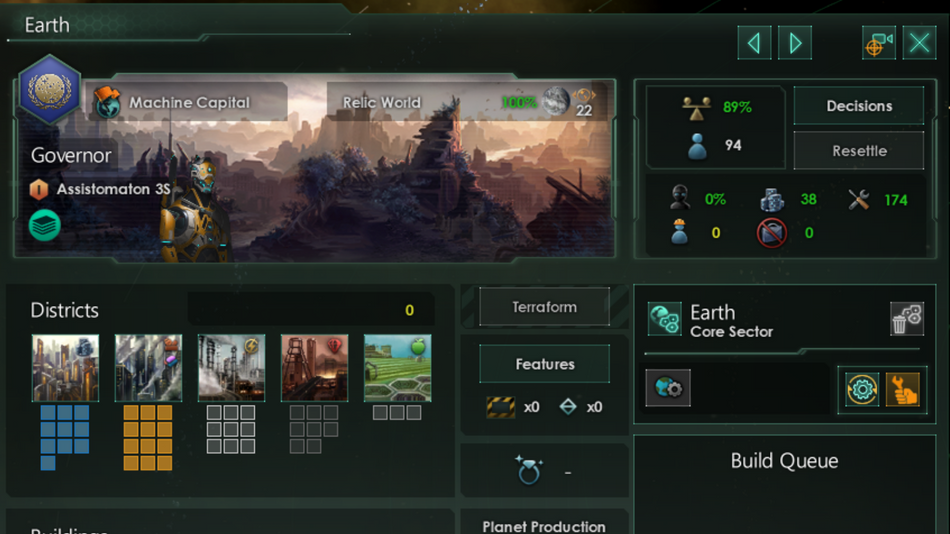 Earth, a bygone relic of a time long past, ready to be restored anew