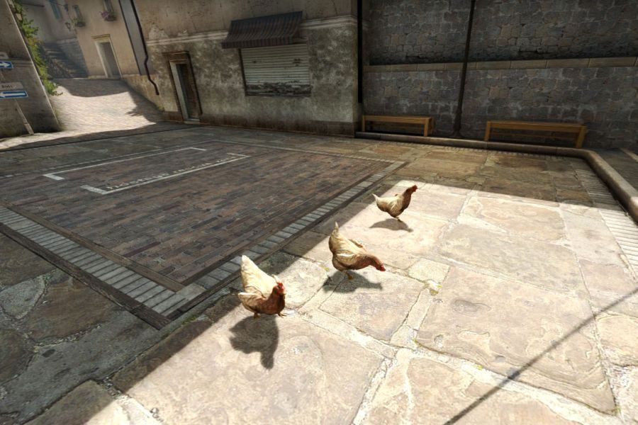CS:GO Italy three chickens screenshot