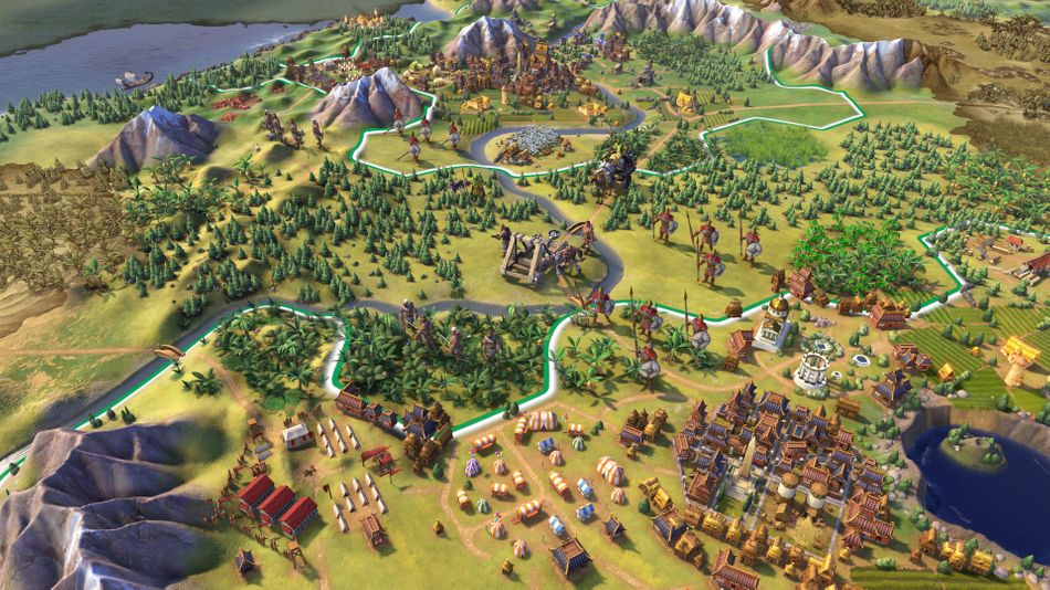 Lovely city districts. 