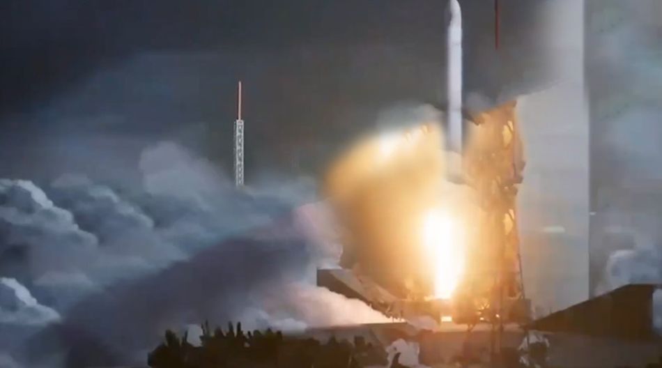 Battlefield - Leaked screenshot showing rocket launch