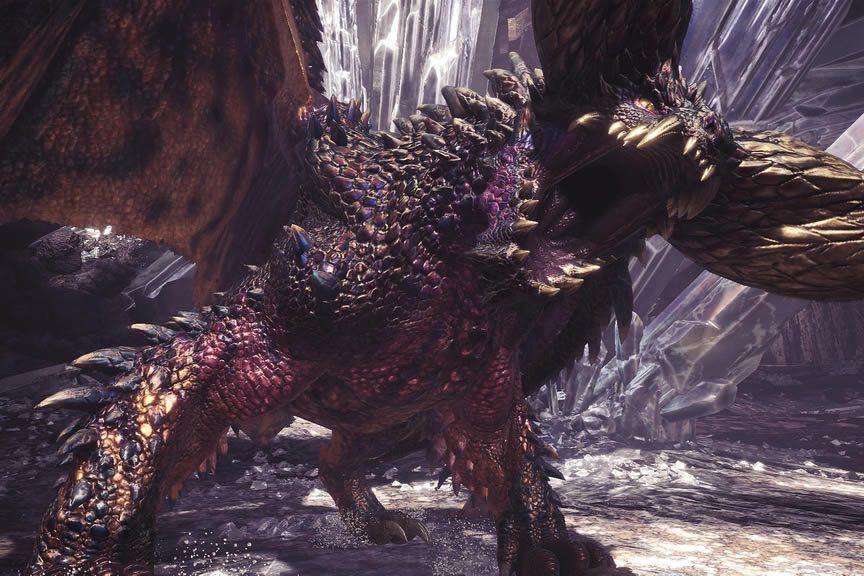 Monster Hunter: World's creature Arch-Tempered Nergigante