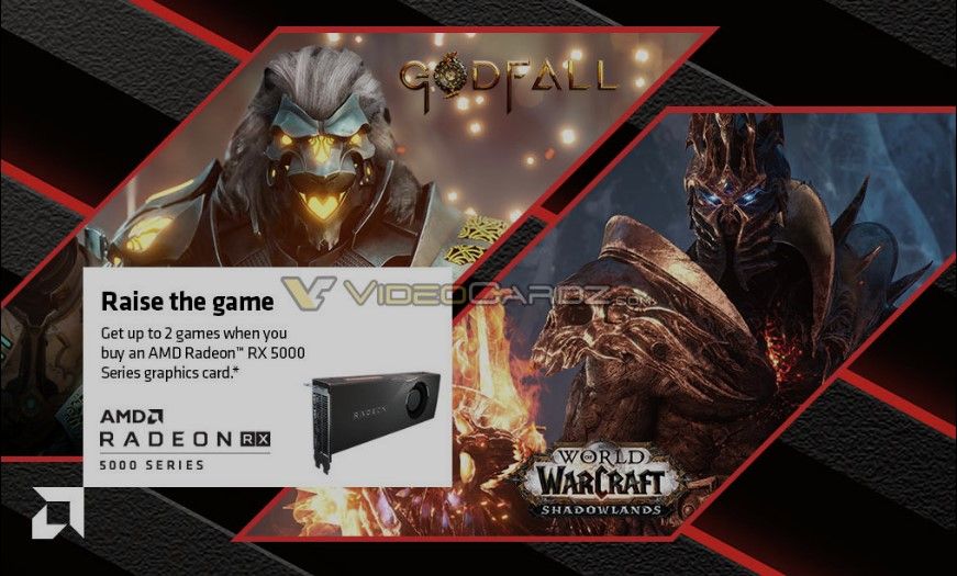 artwork showing AMD Raise the Game bundle for Q3 2020