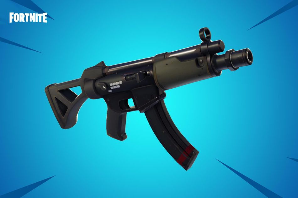 Fortnite's newly added SMG from the update v5.0