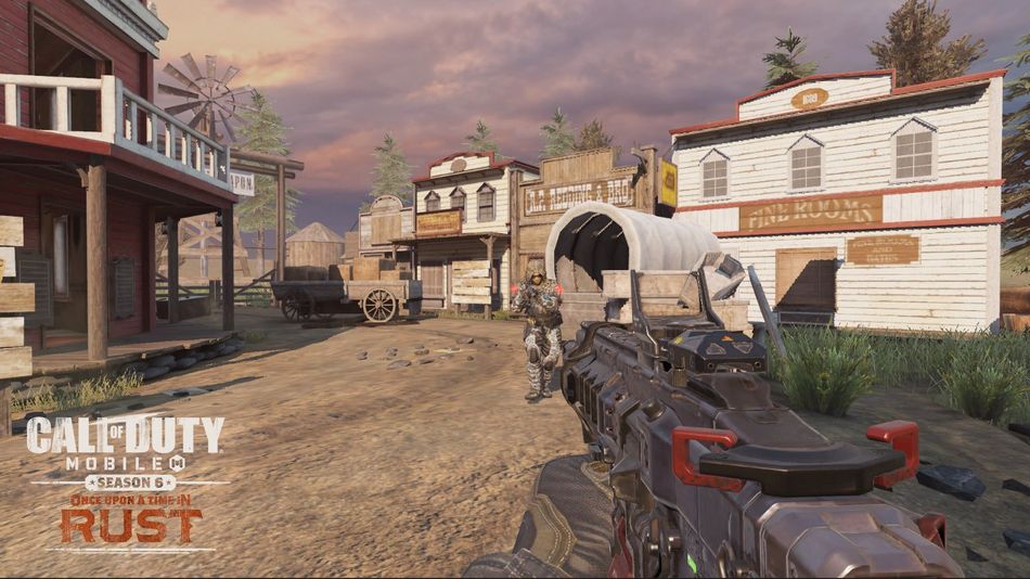 Call of Duty: Mobile screenshot showing Saloon map