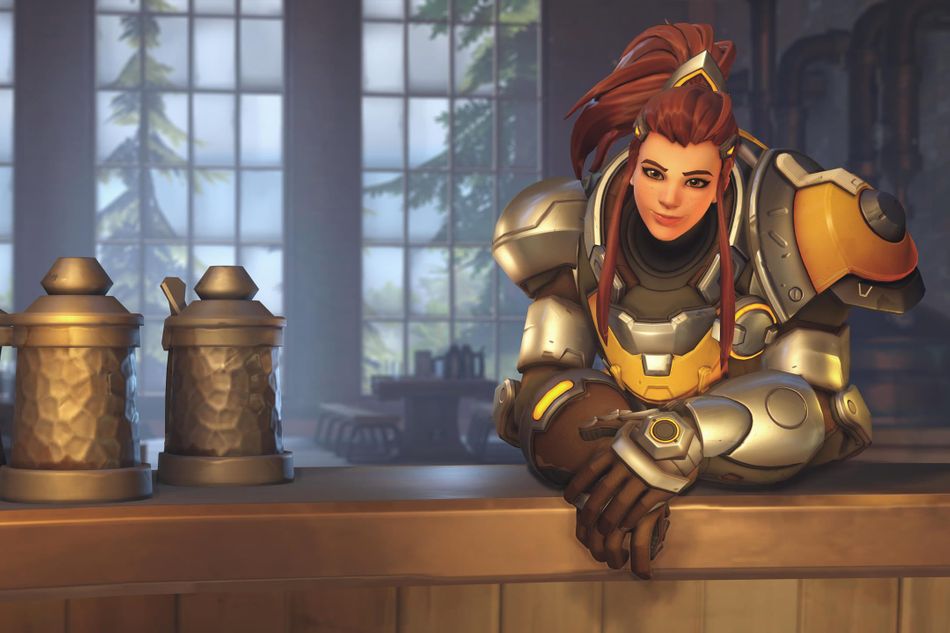 Briggite, one of the heroes from Blizzard's co-op shooter Overwatch