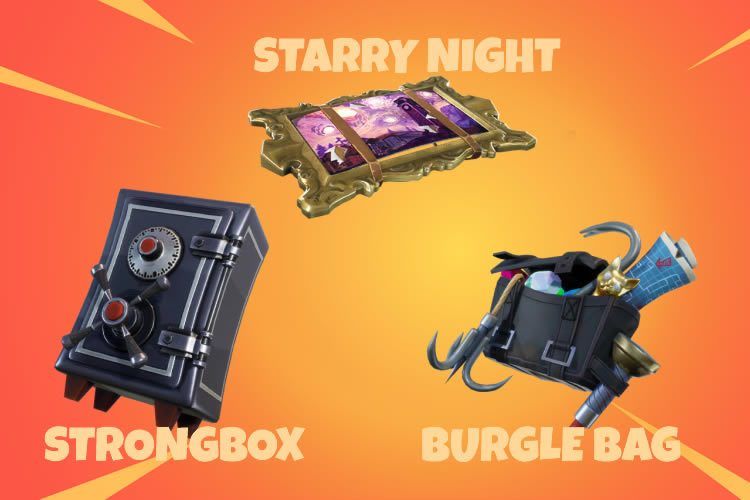 Data mined glider and two back blings from Fortnite: Battle Royale